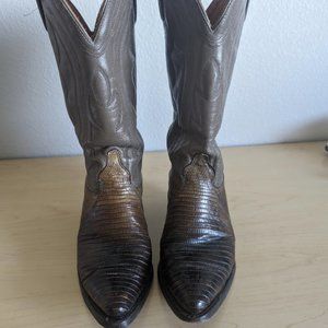 J Chisholm hand crafted 6M lizard boots